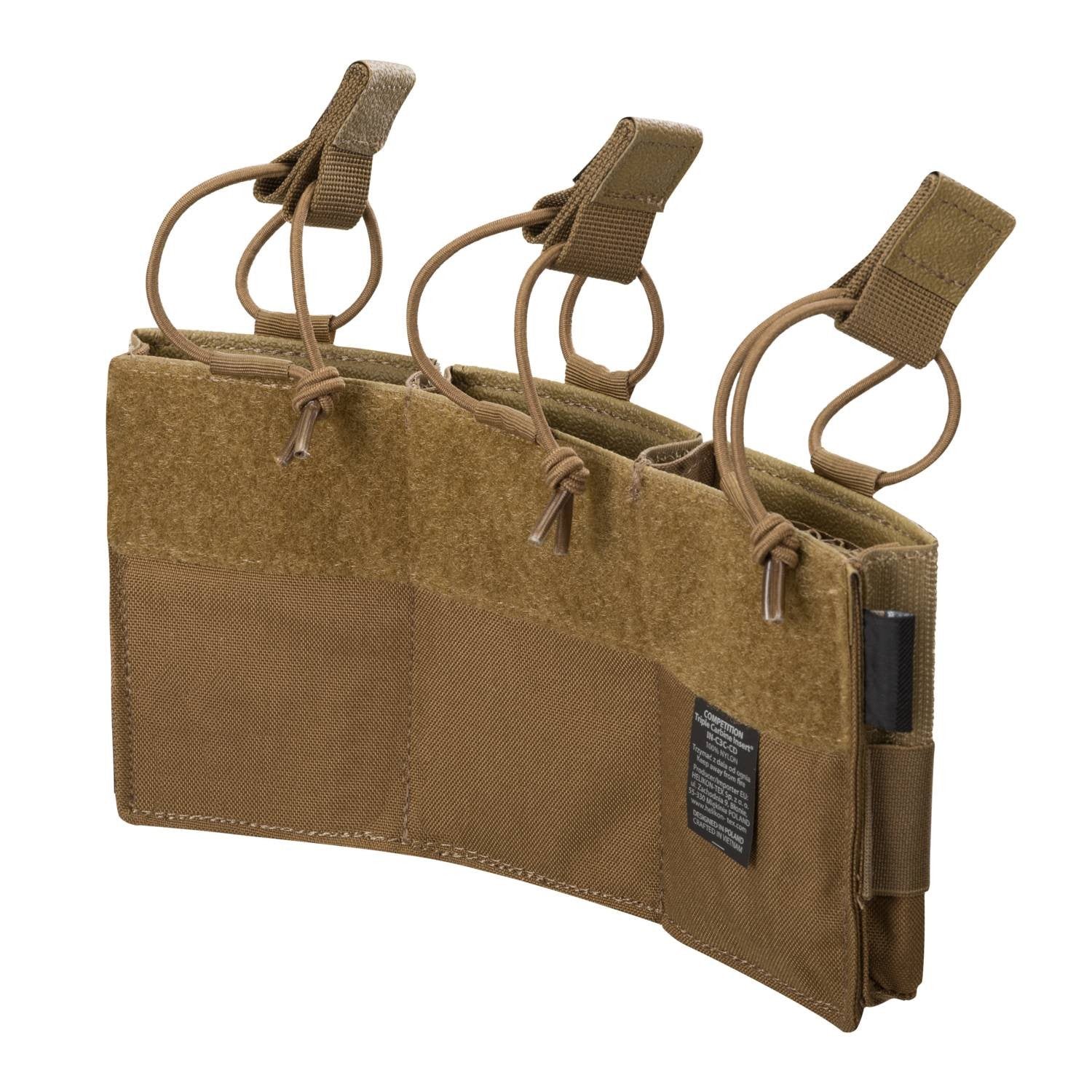 Insert COMPETITION para tres cargadores de fusil, color COYOTE