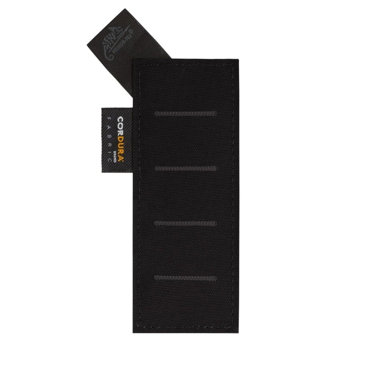 Panel MOLLE INSERT 1® Cordura® negro con velcro trasero para montaje en mochila o bolsa