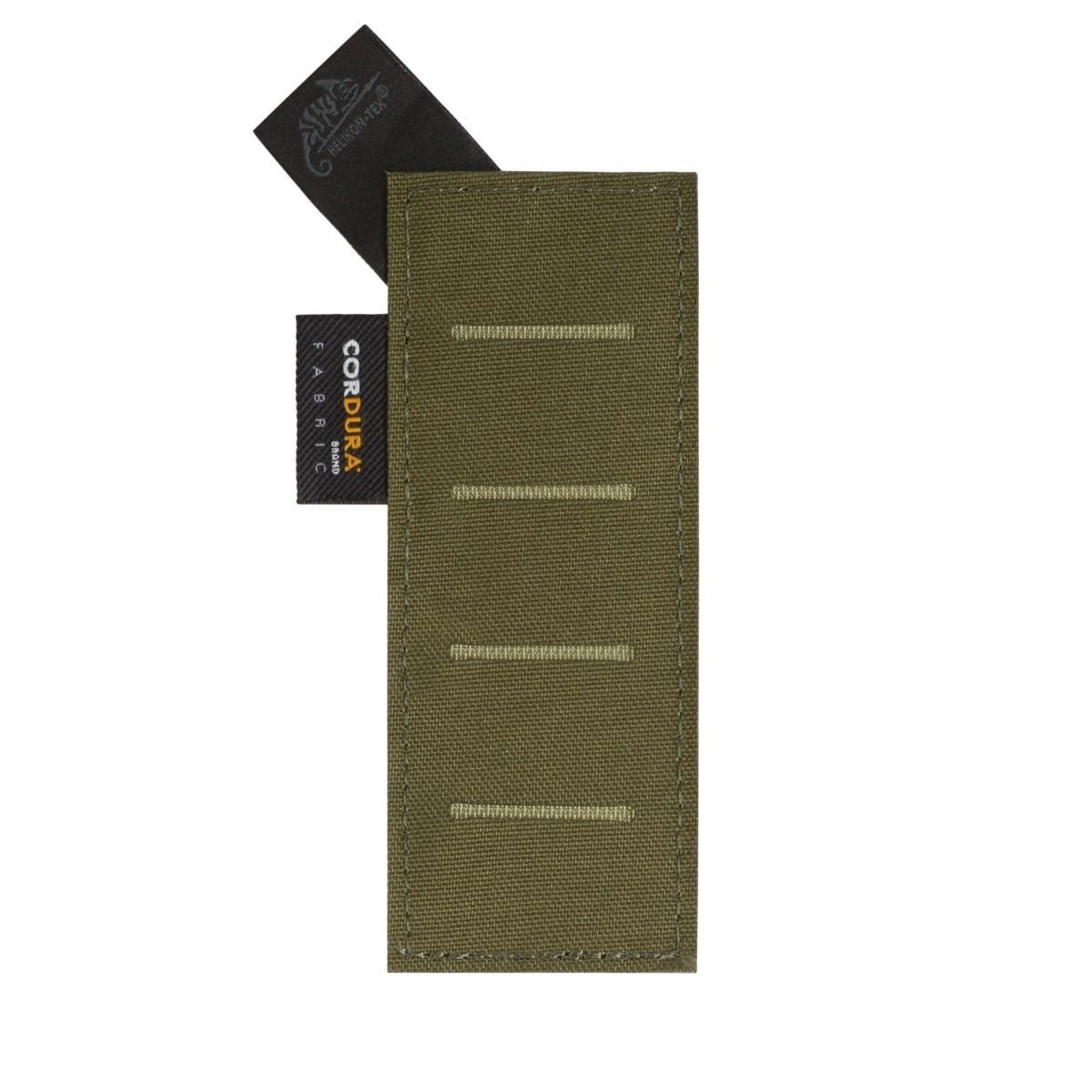 Panel MOLLE INSERT 1® Cordura® negro con velcro trasero para montaje en mochila o bolsa