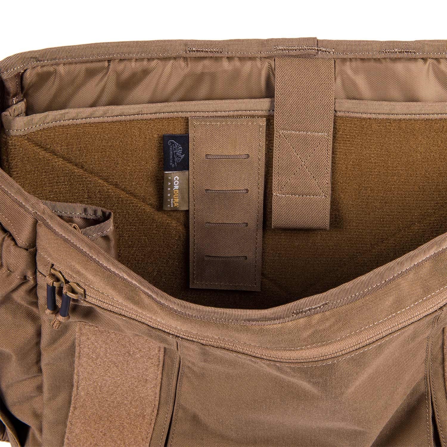 Panel MOLLE INSERT 1® Cordura® negro con velcro trasero para montaje en mochila o bolsa