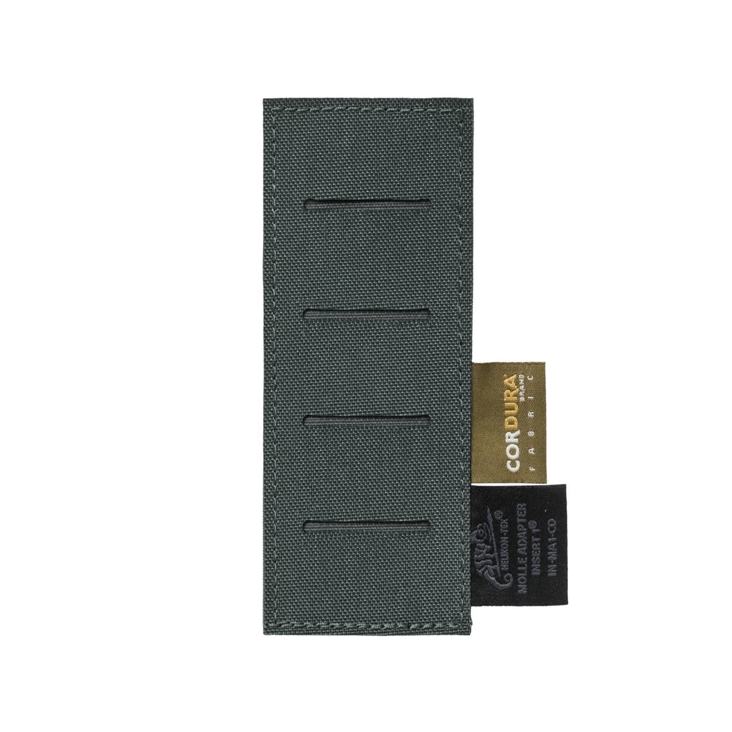 Panel MOLLE INSERT 1® Cordura® negro con velcro trasero para montaje en mochila o bolsa