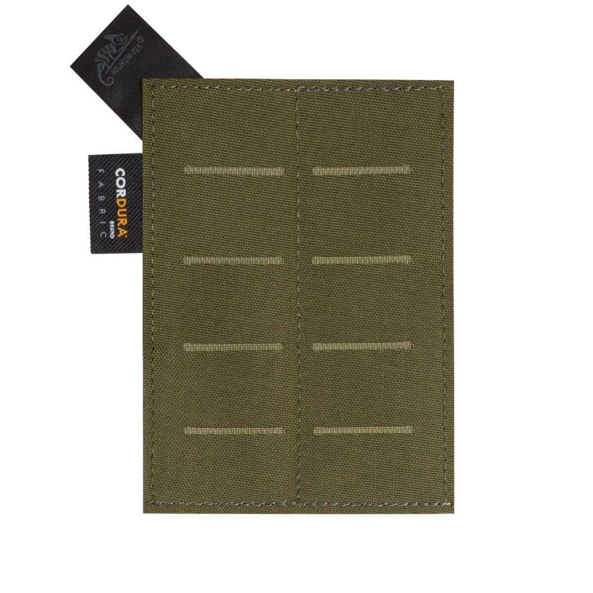 Panel MOLLE INSERT 2 Cordura negro con cierre velcro y tejido MOLLE en dos columnas