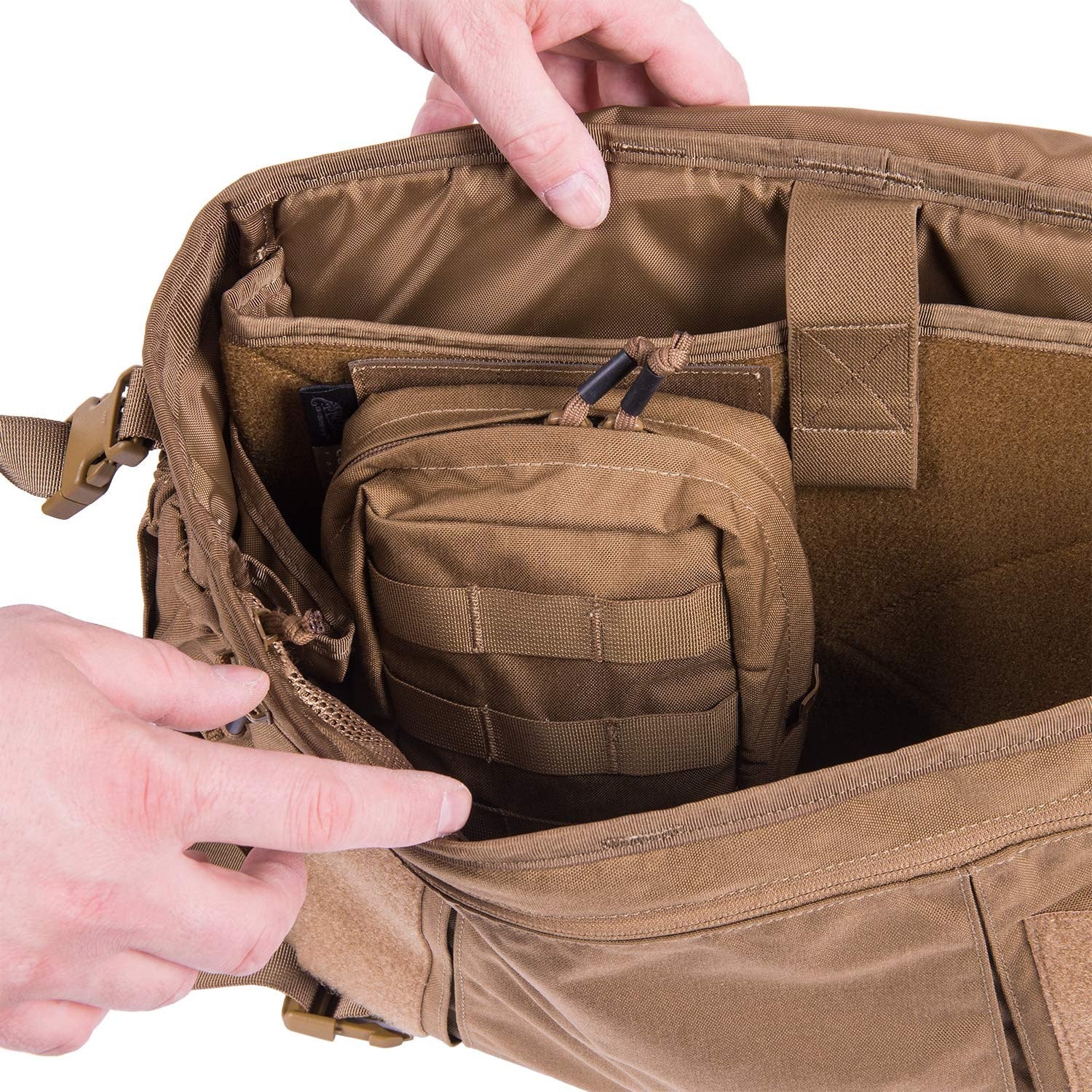 Panel MOLLE Insert 3® Cordura® negro con fijación por velcro para mochila