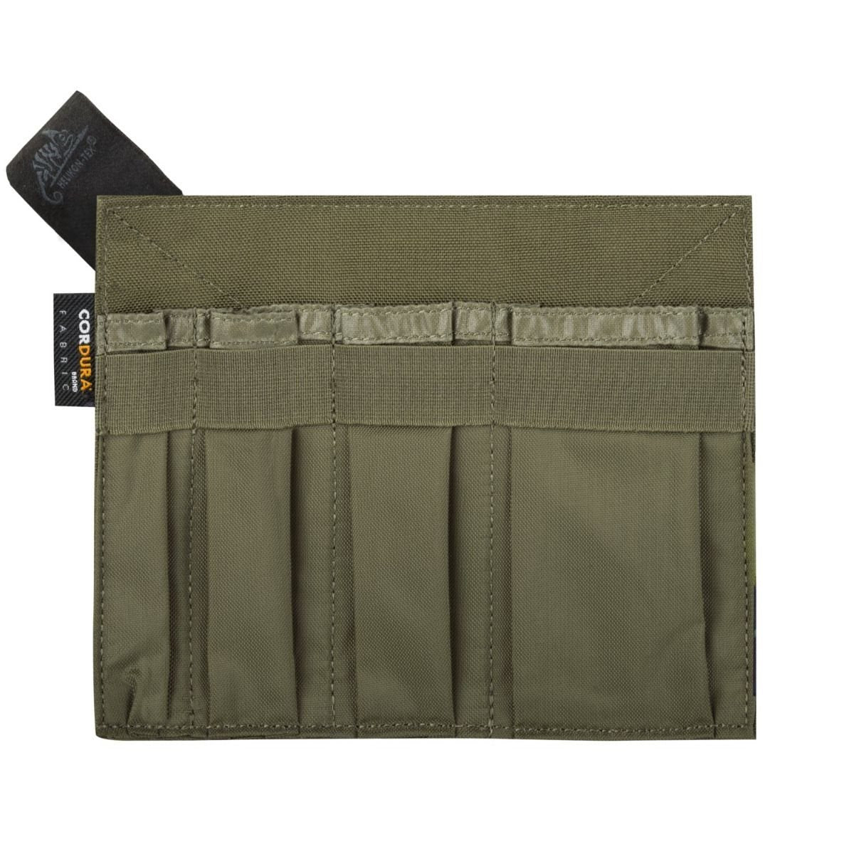INSERT LARGE® organizador grande negro con 4 bolsillos y 4 bandas elásticas, compatible VIS