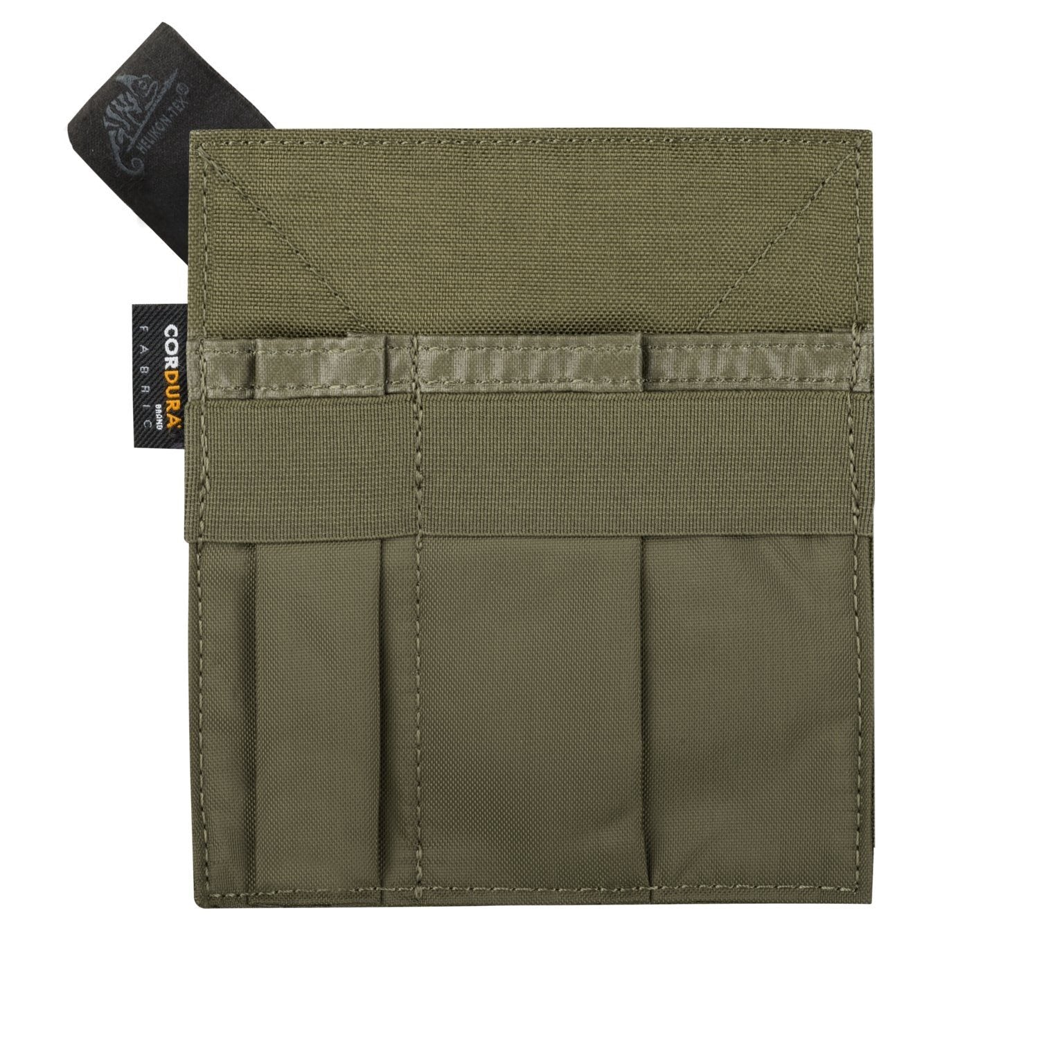 Insert organizador MEDIUM negro, 100% nylon, 2 tiras elásticas, 3 bolsillos
