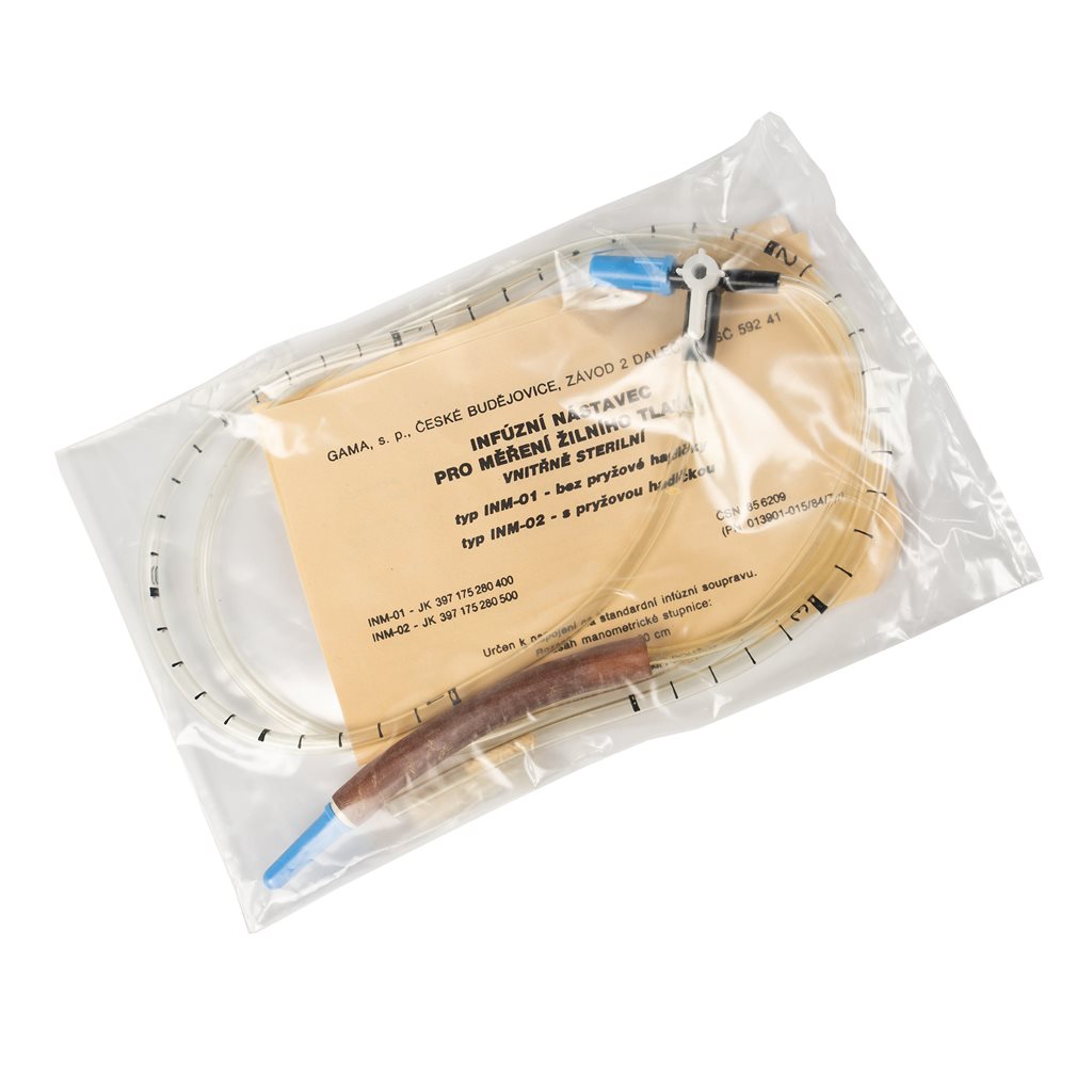 Accesorio de infusión INM-02, stock antiguo, componente con llave de tres vías