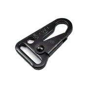 Mosquetón CLASH metálico negro 52 mm, compatible con correas de 25,4 mm ITW23B