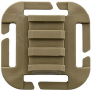 Hebilla QASM-RAMP de plástico color TAN compatible con riel M1913 Picatinny