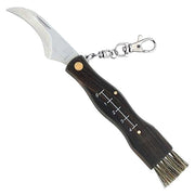 Cuchillo para setas JOKER 32 con hoja inox 7 cm y mango de madera tropical