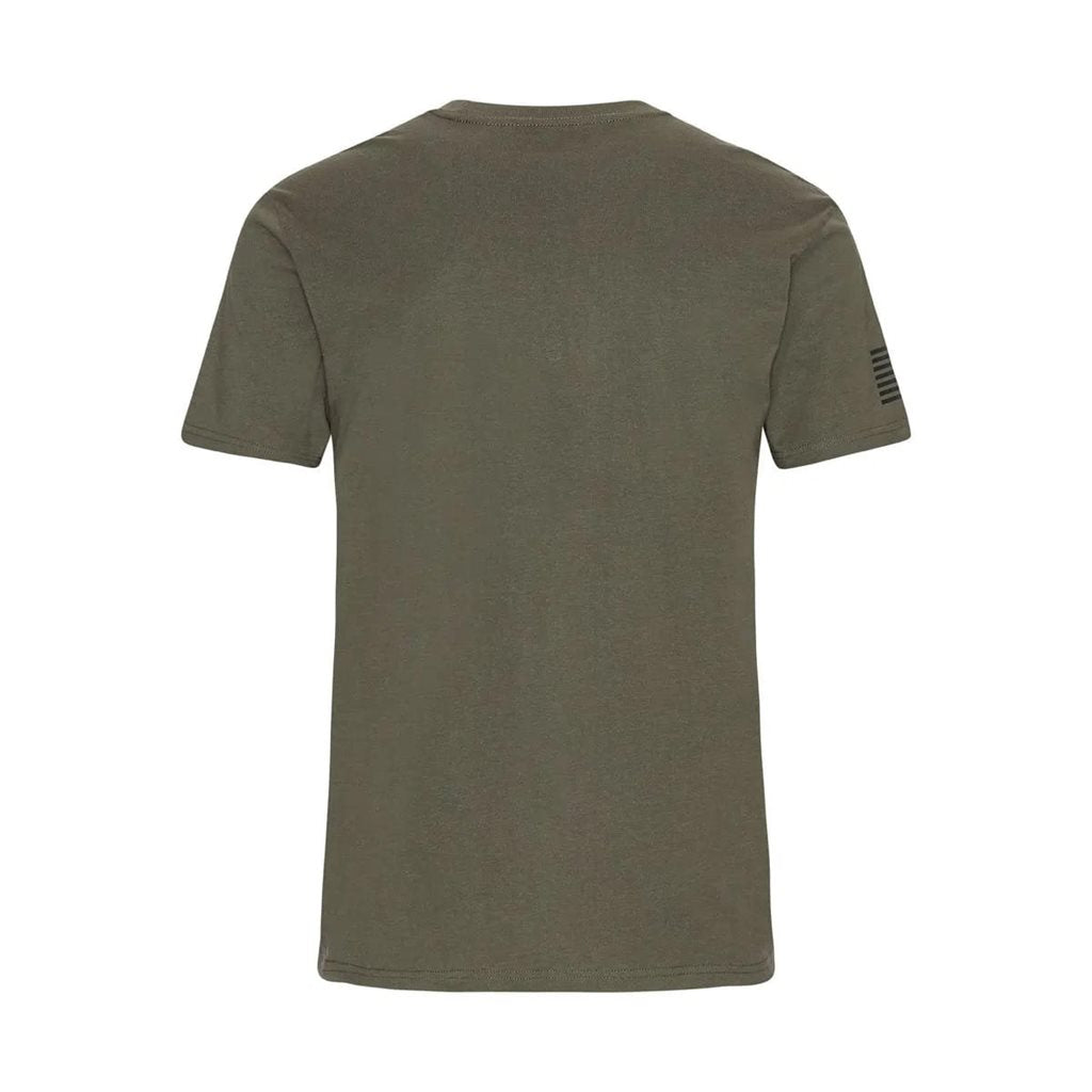 Camiseta CANYON VERTICAL verde manga corta