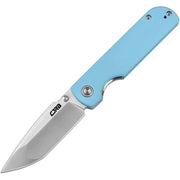 Navaja plegable CJRB NOVA azul con hoja tanto AR-RPM9 y acabado arenado