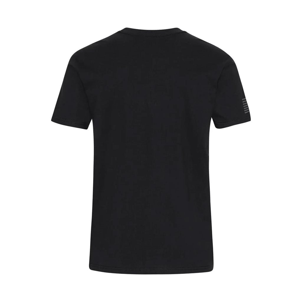 Camiseta CANYON VERTICAL negra, vista frontal