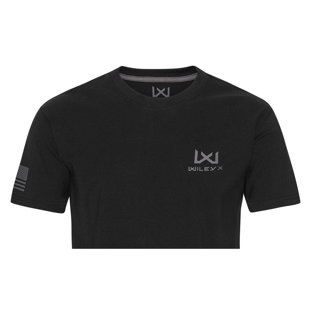 Camiseta WX Canyon negra - vista frontal