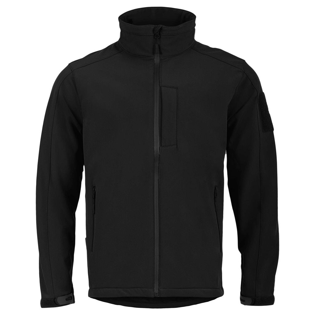 Chaqueta softshell ODIN negra de HIGHLANDER, corte anatómico y tres bolsillos