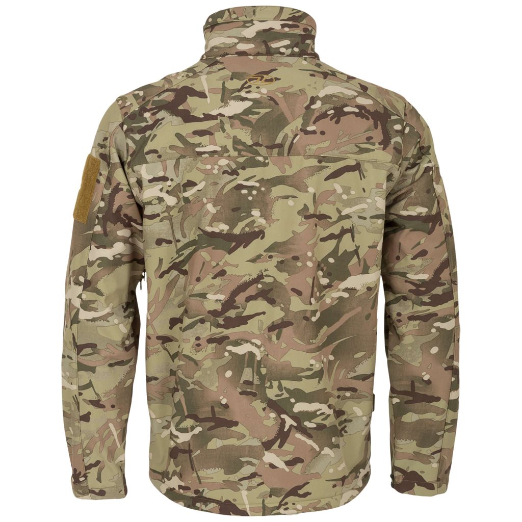 Bunda ODIN softshell de HIGHLANDER, chaqueta softshell con corte anatómico y tres bolsillos