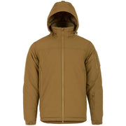 Chaqueta STRYKER COYOTE TAN táctica con capucha guardada en cuello y cinco bolsillos