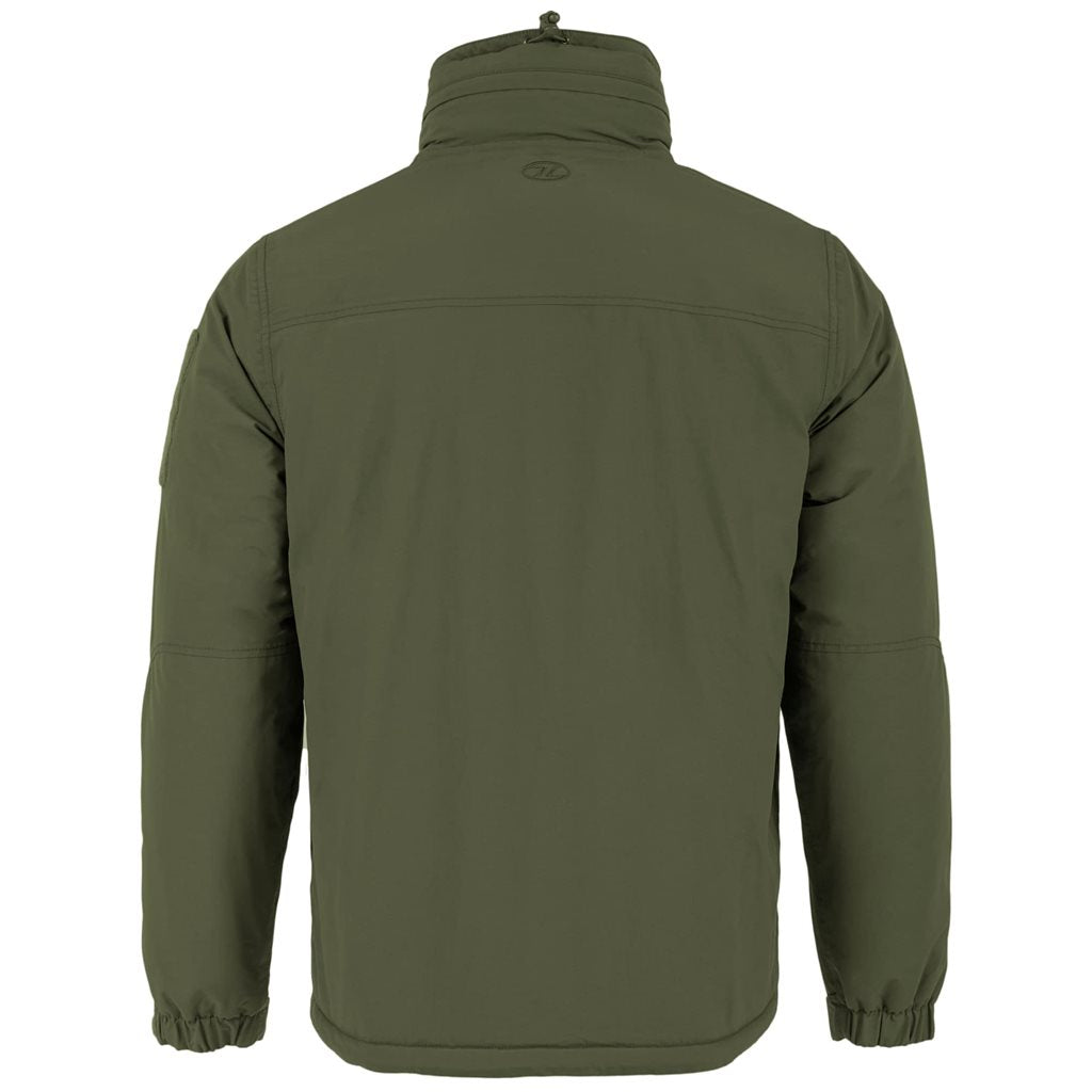 Chaqueta táctica STRYKER ZEENÁ con capucha guardada en el cuello y aislamiento TECLOFT