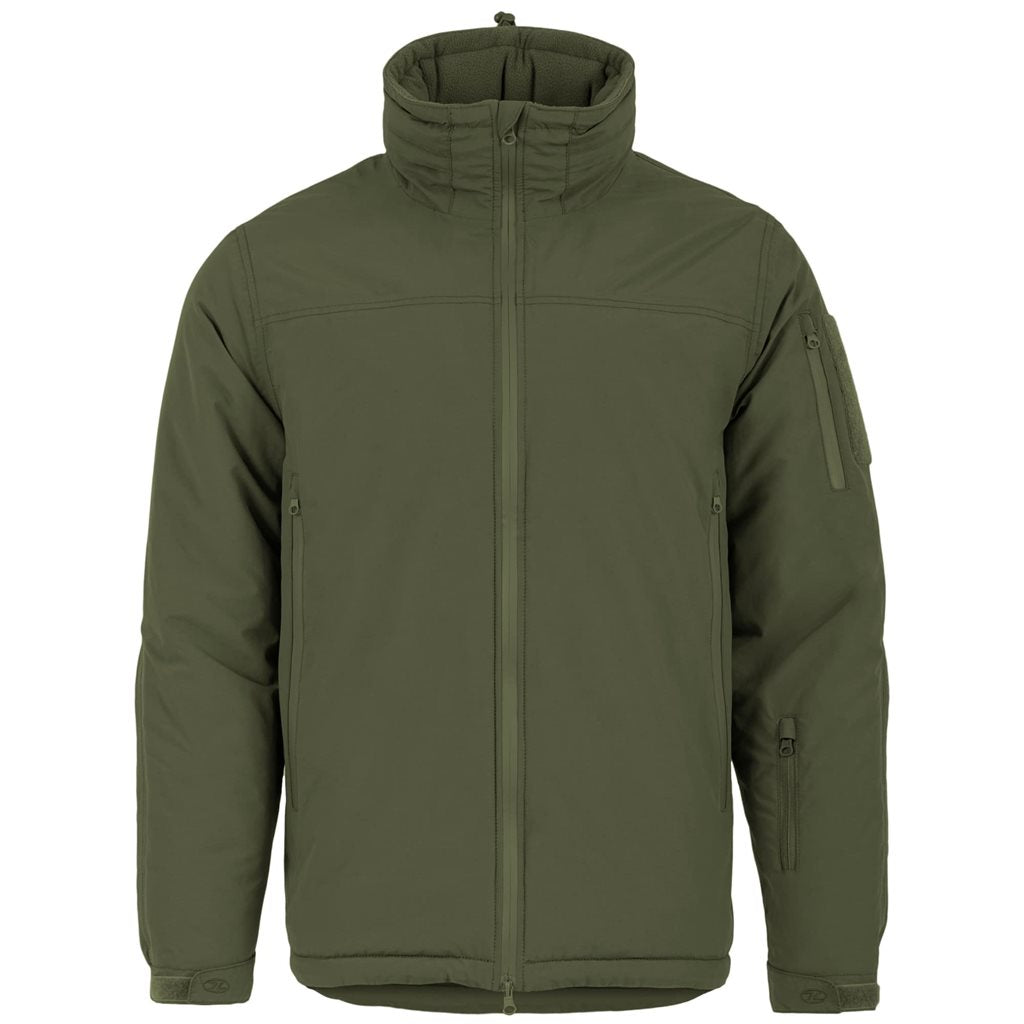 Chaqueta táctica STRYKER ZEENÁ con capucha guardada en el cuello y aislamiento TECLOFT
