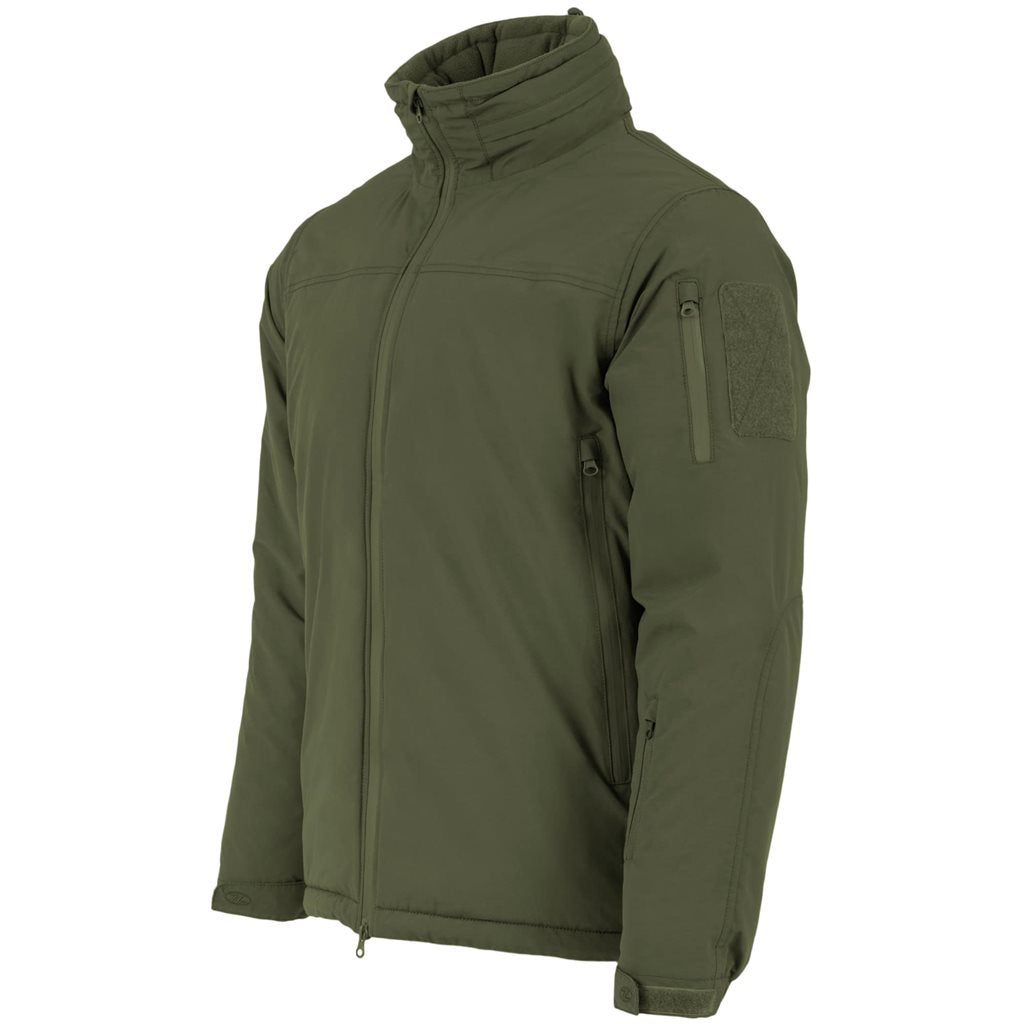 Chaqueta táctica STRYKER ZEENÁ con capucha guardada en el cuello y aislamiento TECLOFT