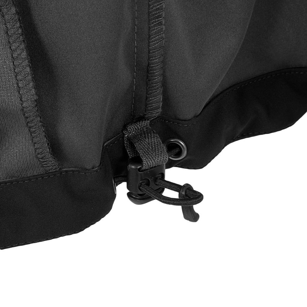 Chaqueta cortavientos SHIELD negra, vista frontal
