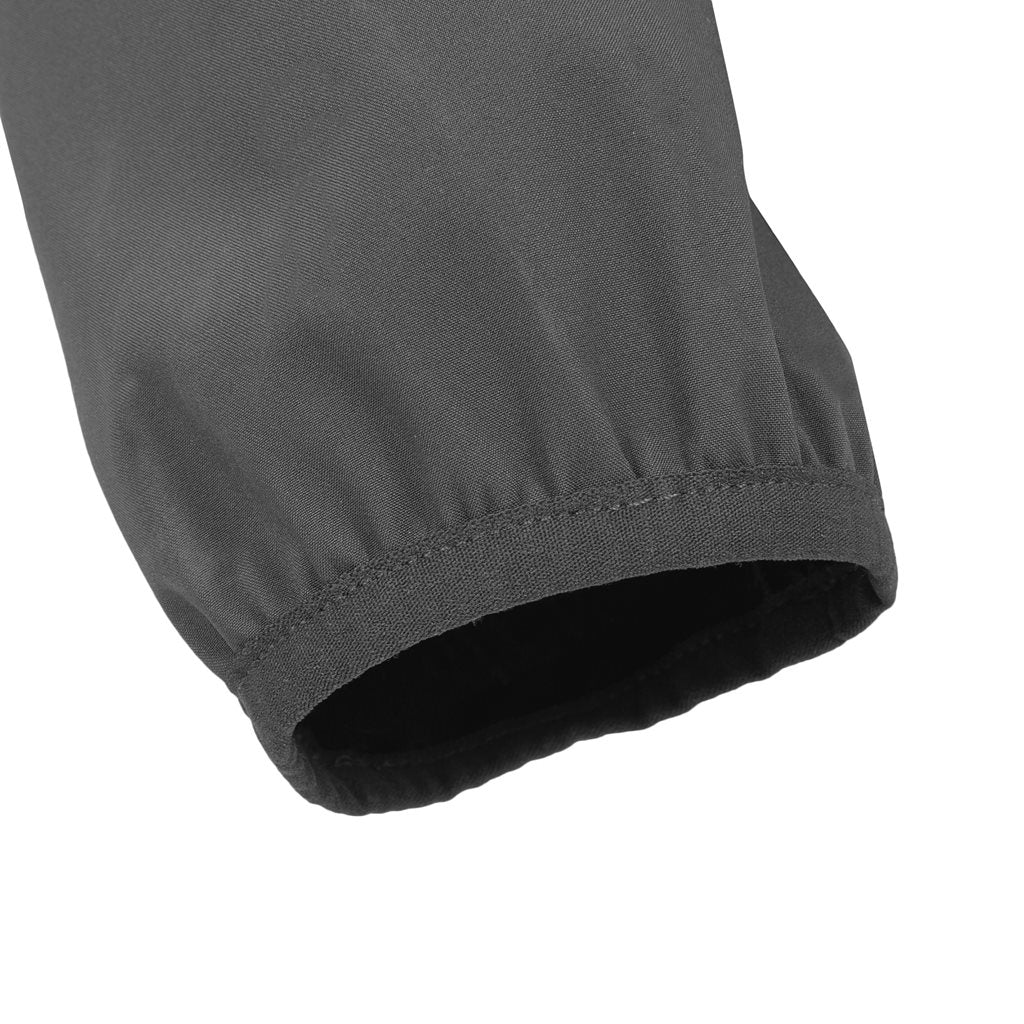 Chaqueta cortavientos SHIELD gris, exterior de poliéster con membrana TPU y forro interior