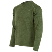 Jersey CREW NECK HIGHLANDER fleecy con exterior de poliéster y forro polar peinado que retiene el calor