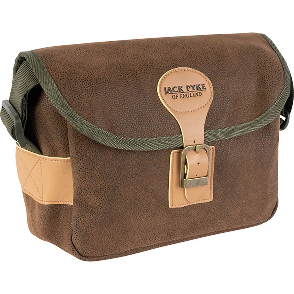 Bolsa de caza CARTRIDGE Duotex, cierre de una hebilla, 17 x 25 x 10 cm