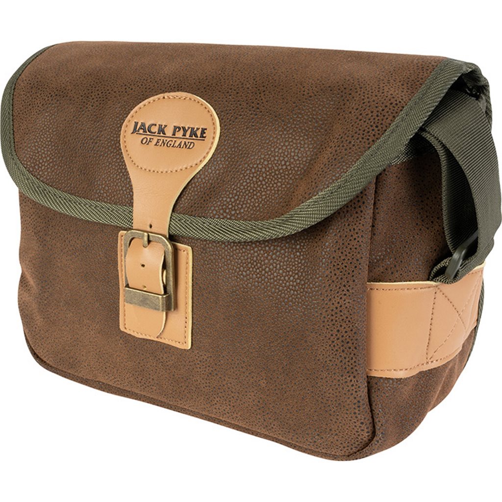 Bolsa de caza CARTRIDGE Duotex, cierre de una hebilla, 17 x 25 x 10 cm