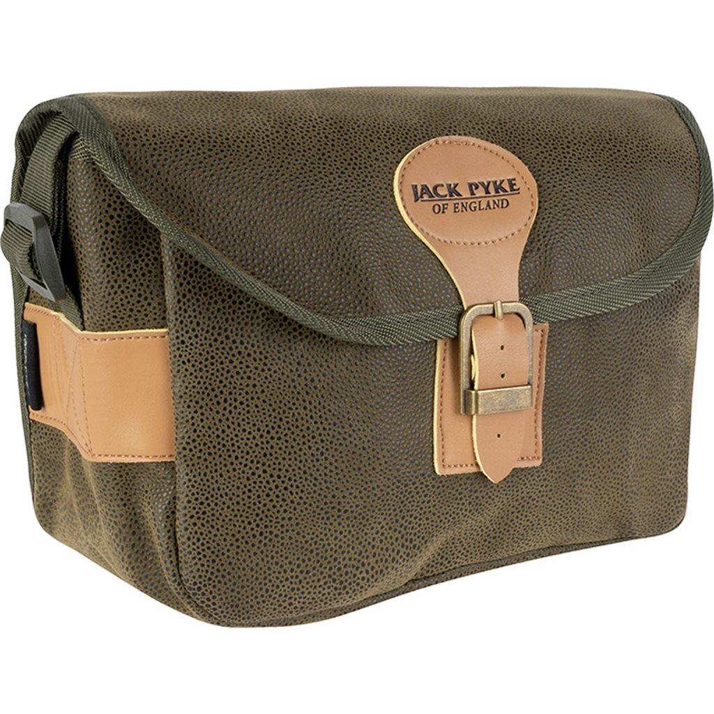 Bolsa de caza CARTRIDGE Duotex, cierre de una hebilla, 17 x 25 x 10 cm