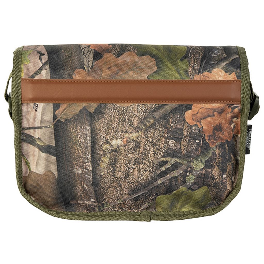 Bolsa de caza CARTRIDGE con hebilla, diseño compacto color oliva