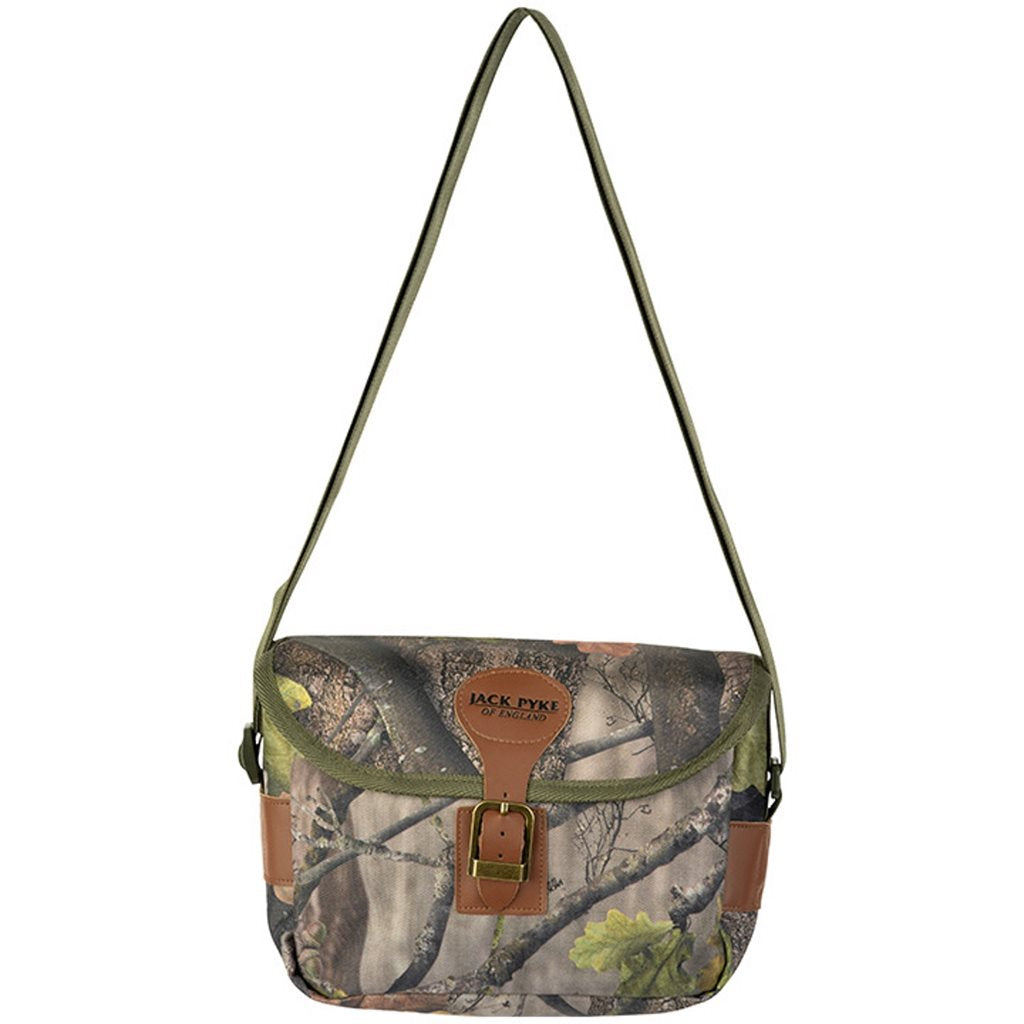 Bolsa de caza CARTRIDGE con hebilla, diseño compacto color oliva