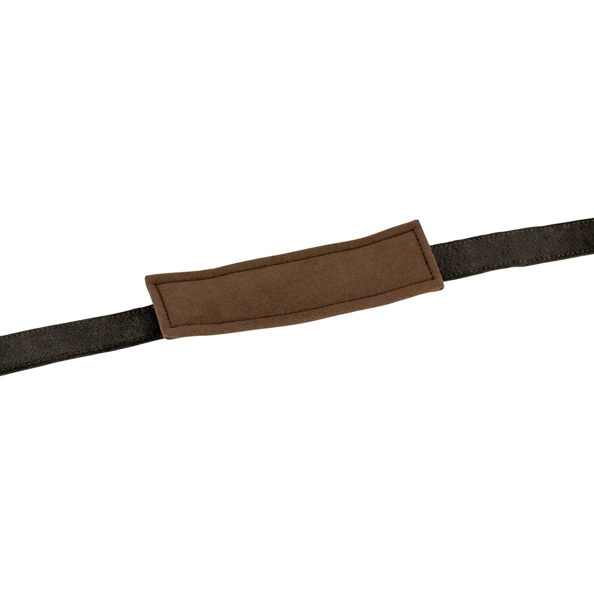 Bolso bandolera de cuero DARK BROWN para cartuchos con solapa y hebilla de latón