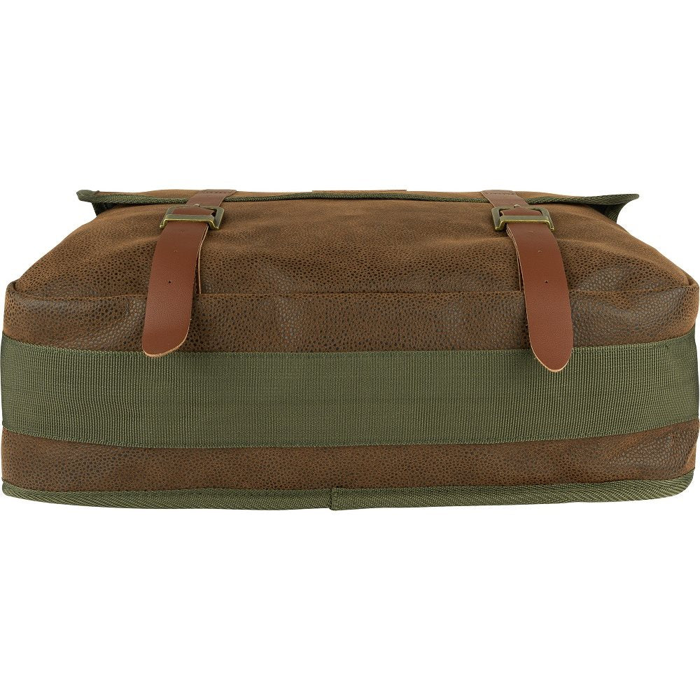 Bolsa CARTRIDGE Jack Pyke estilo inglés, dos hebillas duotex y detalles en cuero