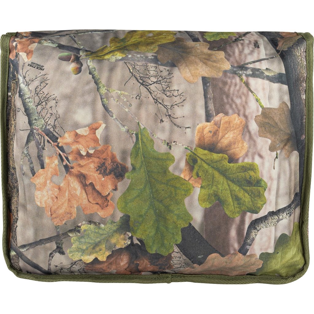 Bolsa bandolera Jack Pyke CARTRIDGE camuflaje forestal 38x29x10 cm, detalles en cuero