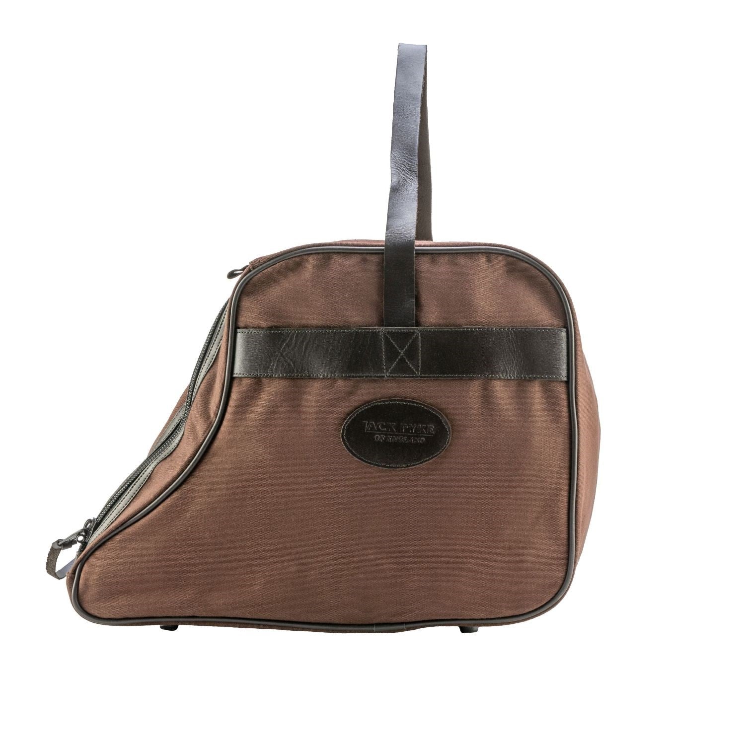 Bolsa para botas de lona Jack Pyke con detalles en piel sintetica y doble cremallera, 250×320×420 mm