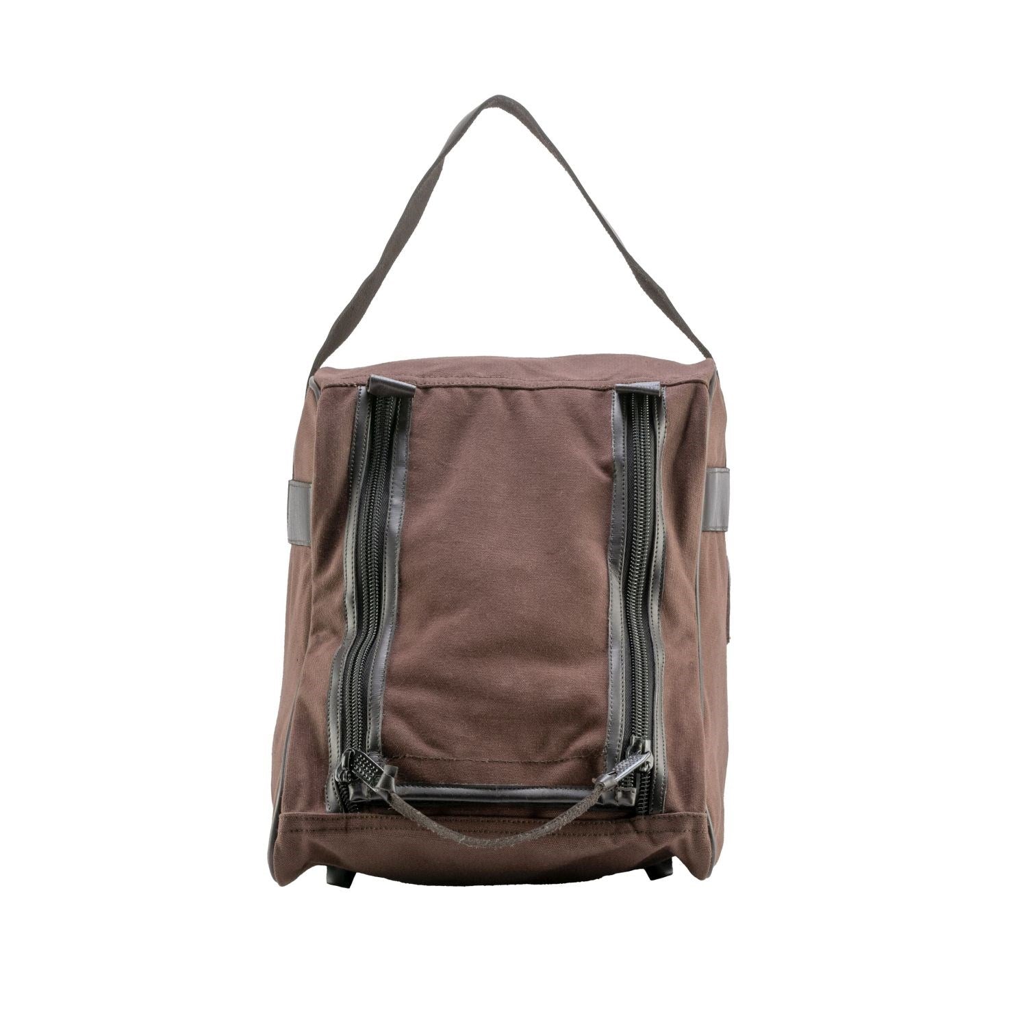 Bolsa para botas de lona Jack Pyke con detalles en piel sintetica y doble cremallera, 250×320×420 mm
