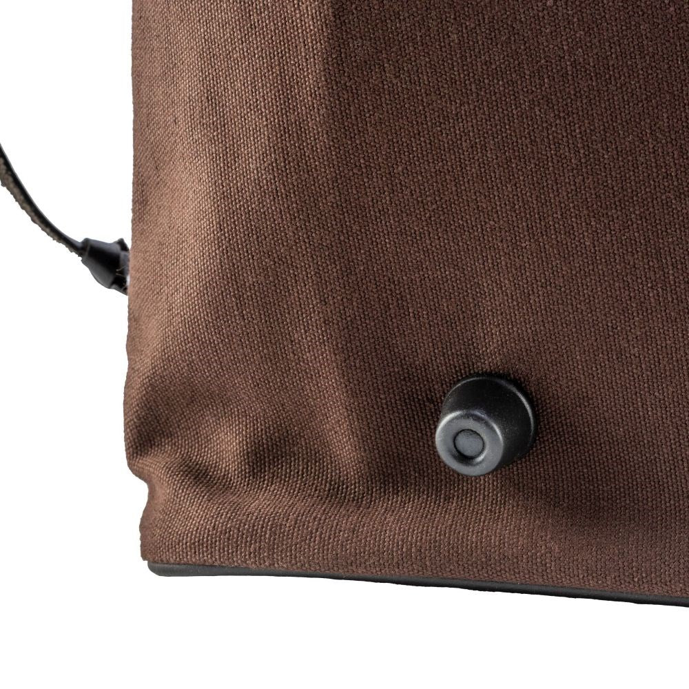 Bolsa para botas de lona Jack Pyke con detalles en piel sintetica y doble cremallera, 250×320×420 mm