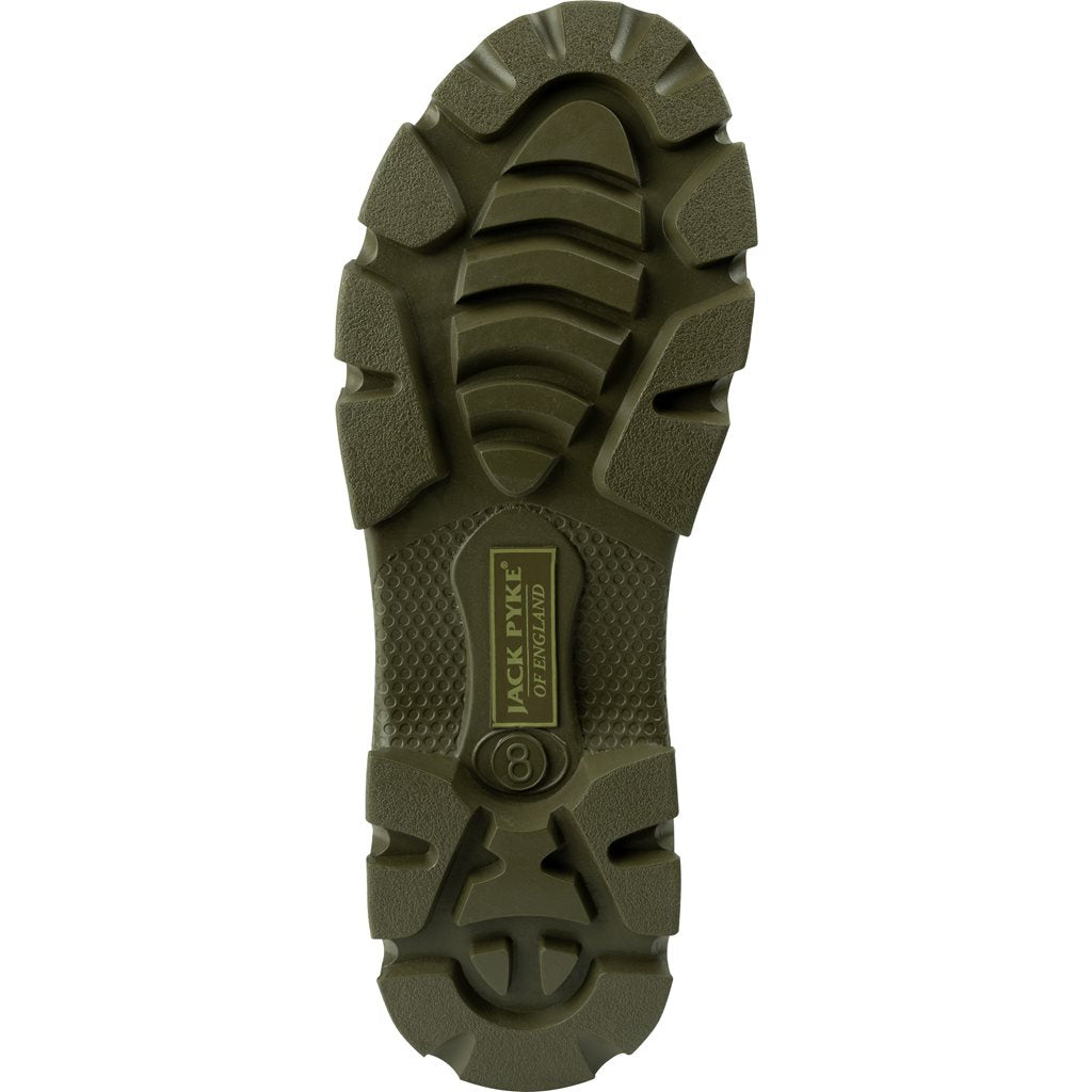 Botas Wellington ASHCOMBE verdes con forro de neopreno 3 mm y exterior de goma