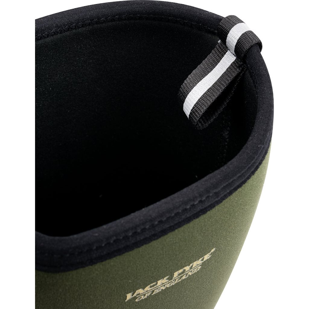 Botas Wellington ASHCOMBE verdes con forro de neopreno 3 mm y exterior de goma