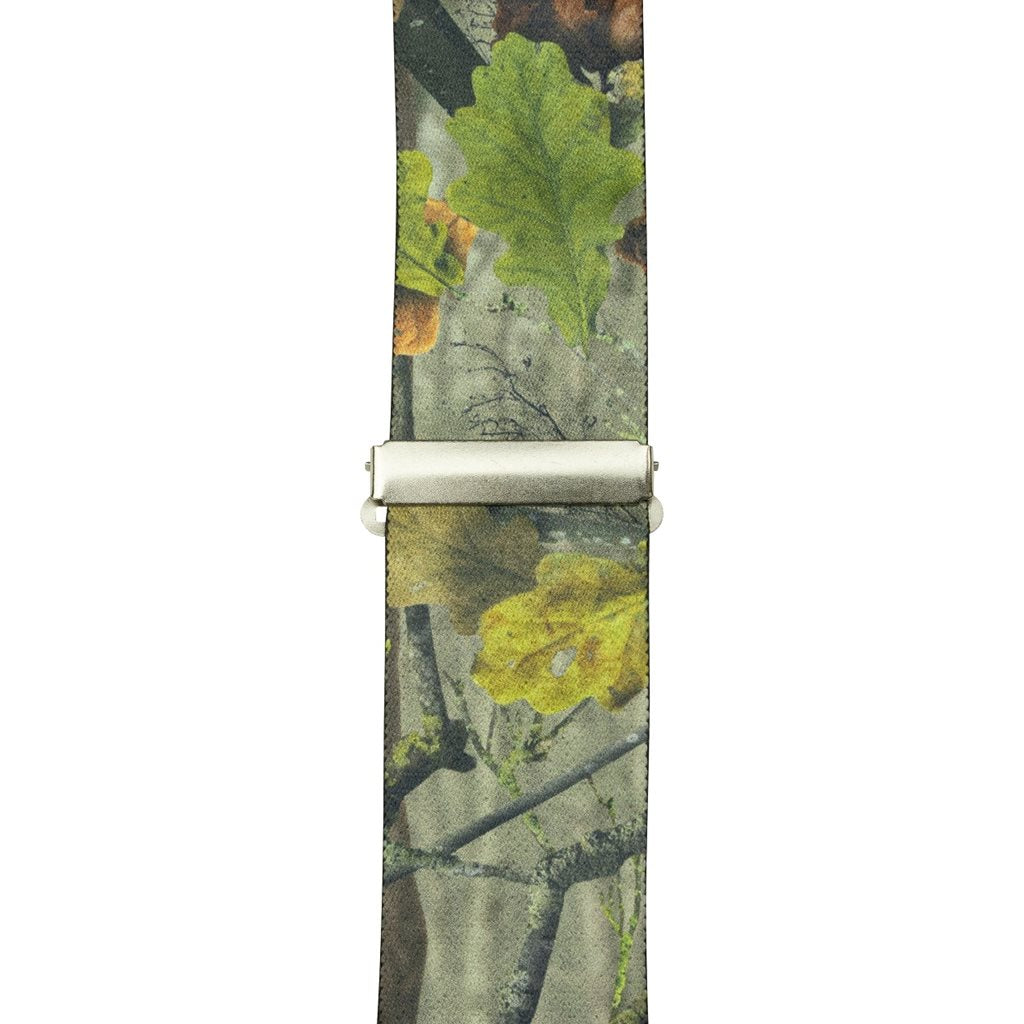 Tirantes para pantalones con camuflaje de bosque, 4 clips, 5 cm de ancho