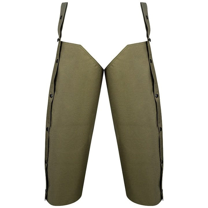 Protectores de perneras verdes 70 cm x 74,5 cm poliéster 600D