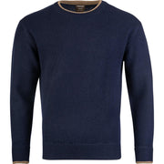 Jersey ASHCOMBE de lana de cordero azul