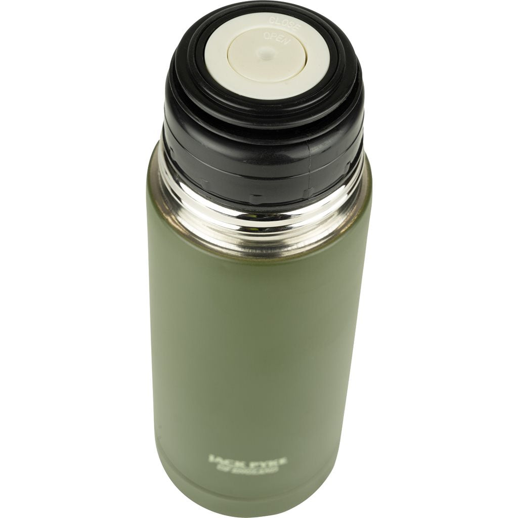 Termo COUNTRYMAN 1000 ml acero inoxidable con boquilla color oliva