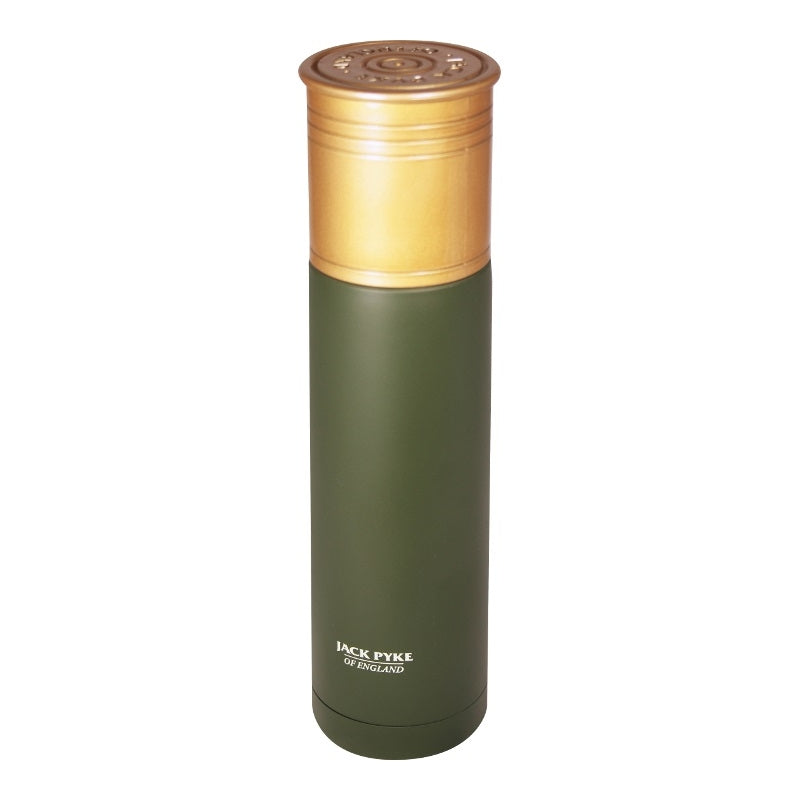 Termo JACK PYKE 750 ml acero inoxidable con forma de cartucho, color verde