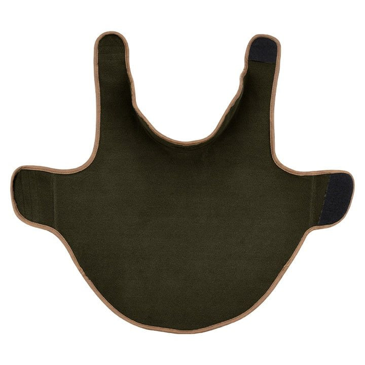 Chaleco térmico para perro FEECE en verde oscuro, fijación con velcro