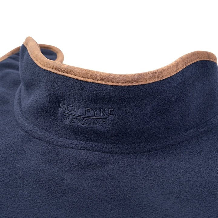 Chaleco para perro de polar oscuro con cierre de velcro
