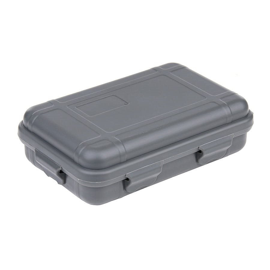 Caja plástica impermeable acolchada pequeña negra para proteger accesorios