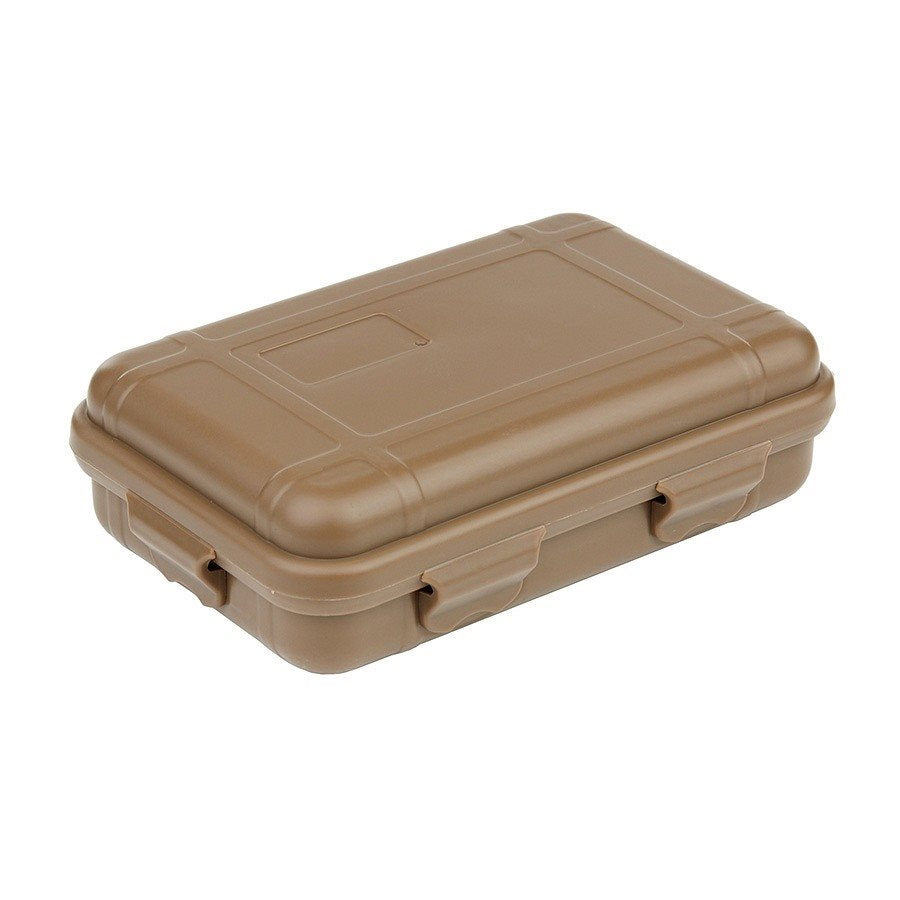 Caja plástica impermeable acolchada mediana negra