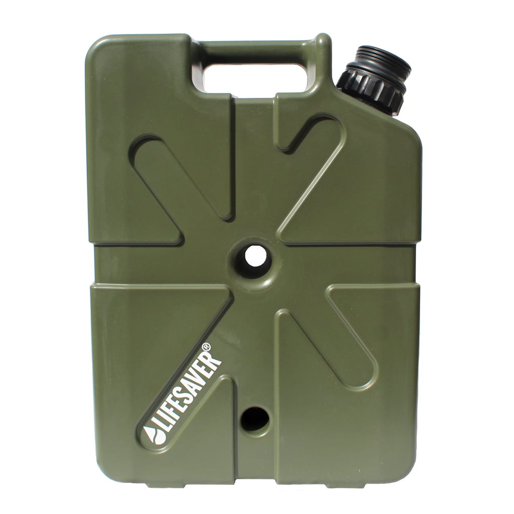 Bidón filtrante LIFESAVER JERRYCANE 20K TAN, 18,5 L, filtra virus y bacterias