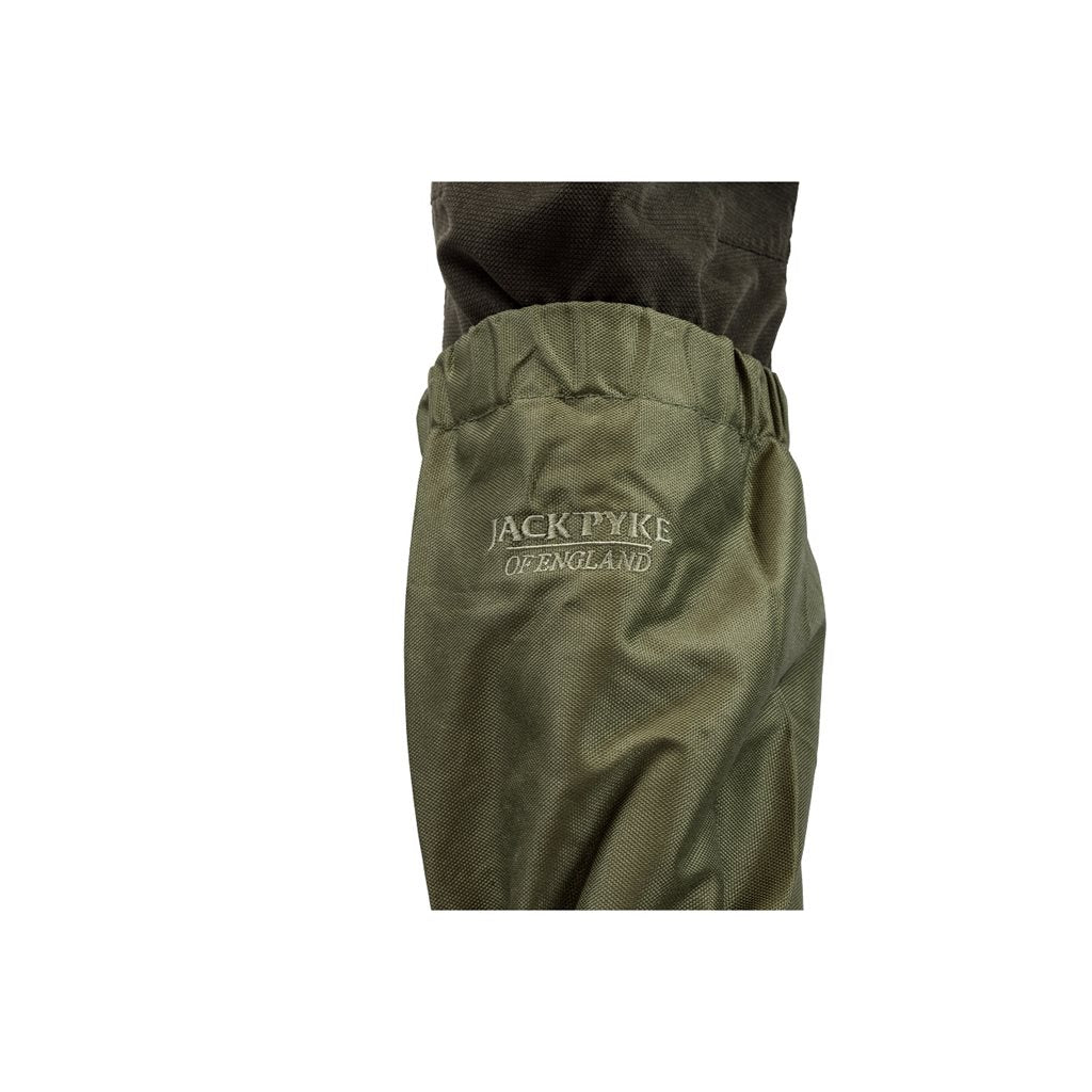 Polainas con cremallera color oliva Breathatex 100% poliester Oxford impermeables talla universal
